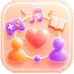 Connect through what you love icon